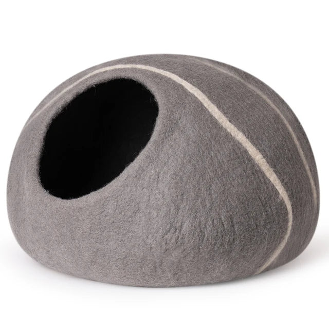 Hand Made 100% Merino Wool Cat Cave Bed