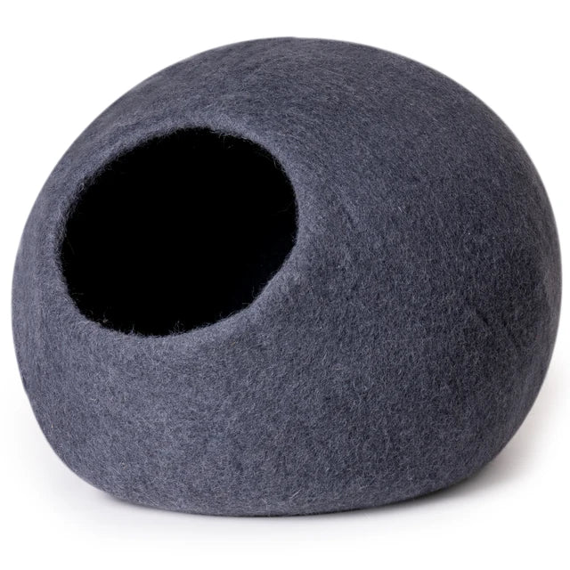 Hand Made 100% Merino Wool Cat Cave Bed